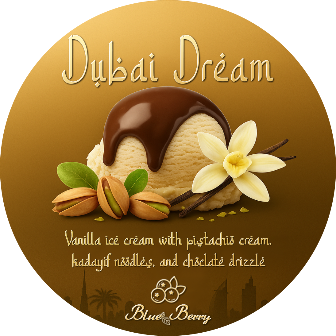 Ice Cream Label Design-1