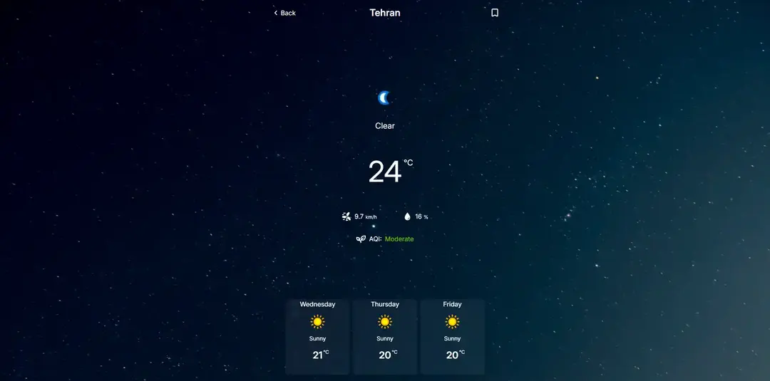 PWA Weather App