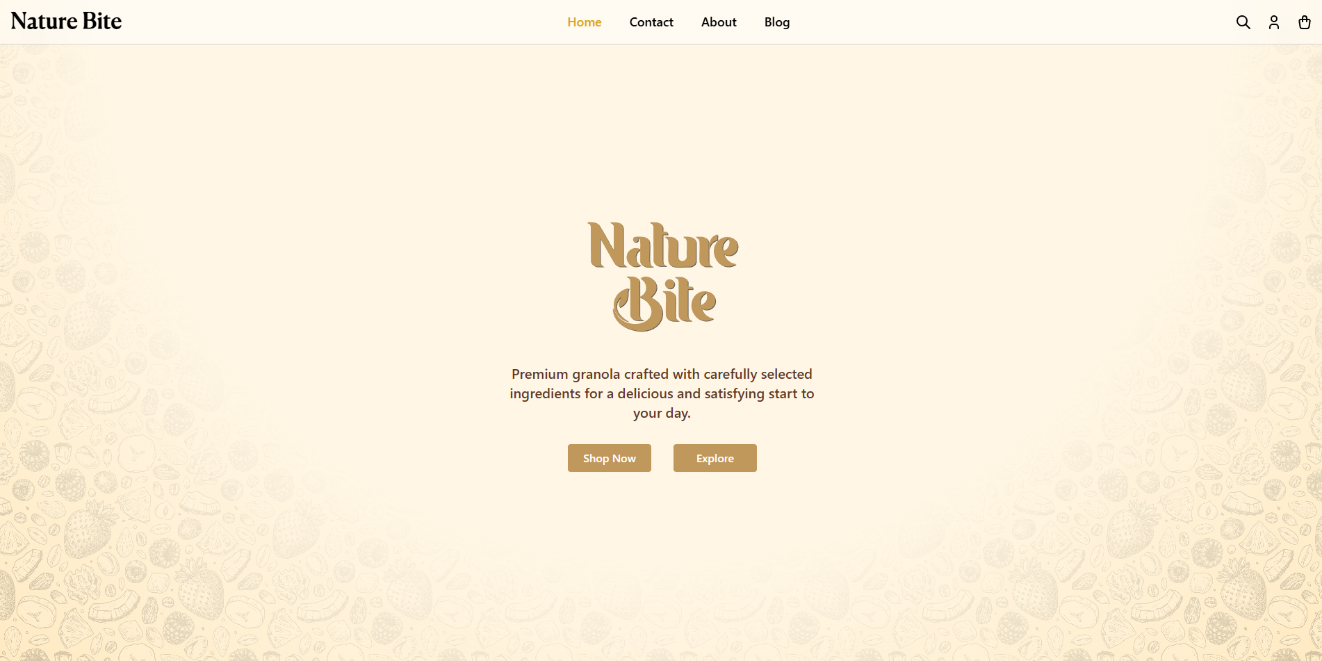 nature bite hero section